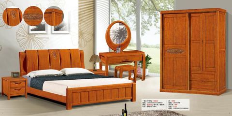 包郵南康橡木衣柜廠家直銷橡木四門(mén)推拉衣柜一件起批拆裝式衣柜