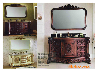 【健隆家居JL-693 ,實(shí)木浴室柜,仿古浴室柜,歐式浴室柜】?jī)r(jià)格,廠家,圖片,浴室柜,北京古木健隆木業(yè)-